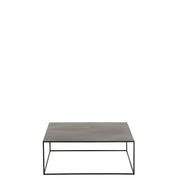 Salontafel Zwart Ijzer Vierkant 80 cm 80x80x30 cm-Salontafels-J-Line