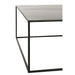 Salontafel Zwart Ijzer Vierkant 80 cm 80x80x30 cm-Salontafels-J-Line