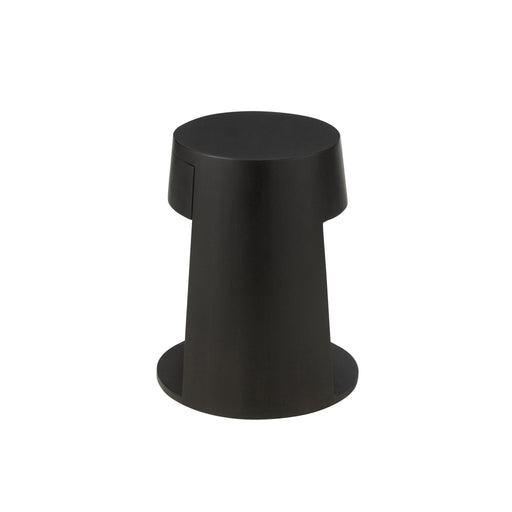 Salontafel Zwart Mdf 40 cm 40x40x50 cm-Bijzettafels-J-Line