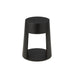 Salontafel Zwart Mdf 40 cm 40x40x50 cm-Bijzettafels-J-Line