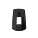 Salontafel Zwart Mdf 40 cm 40x40x50 cm-Bijzettafels-J-Line