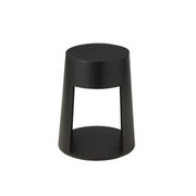 Salontafel Zwart Mdf 40 cm 40x40x50 cm-Bijzettafels-J-Line