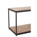 Salontafel Zwart Mdf Rechthoekig 40x150 cm-Salontafels-J-Line
