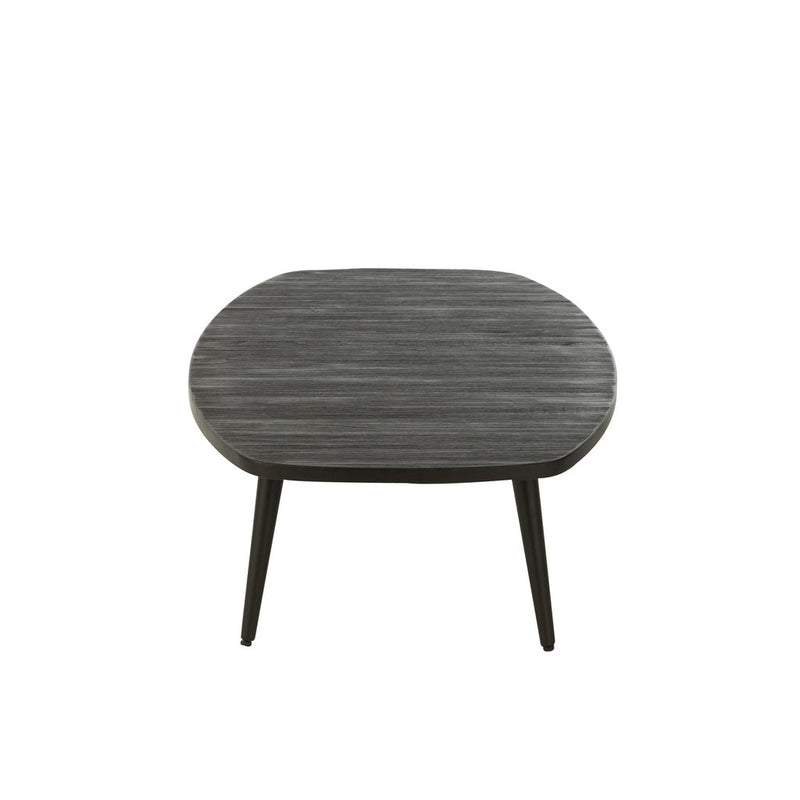 Salontafel Zwart Mdf Rechthoekig 70x120 cm-Salontafels-J-Line