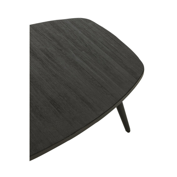 Salontafel Zwart Mdf Rechthoekig 70x120 cm-Salontafels-J-Line