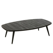 Salontafel Zwart Mdf Rechthoekig 70x120 cm-Salontafels-J-Line