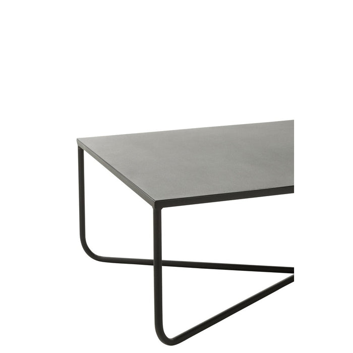 Salontafel Zwart Metaal 60x100 cm-Salontafels-J-Line