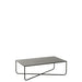 Salontafel Zwart Metaal 60x100 cm-Salontafels-J-Line