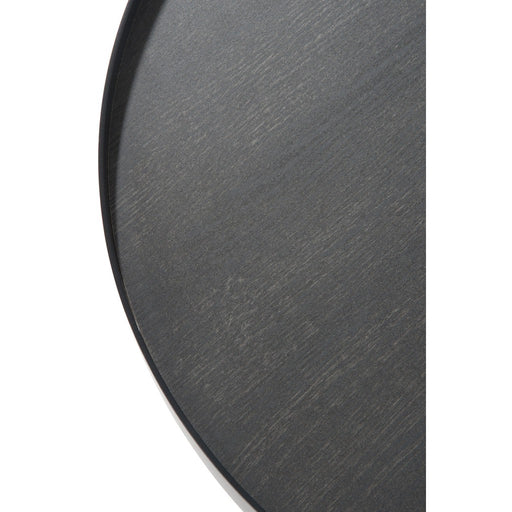 Salontafel Zwart Metaal Rond 60 cm 60x60x45 cm-Bijzettafels-J-Line