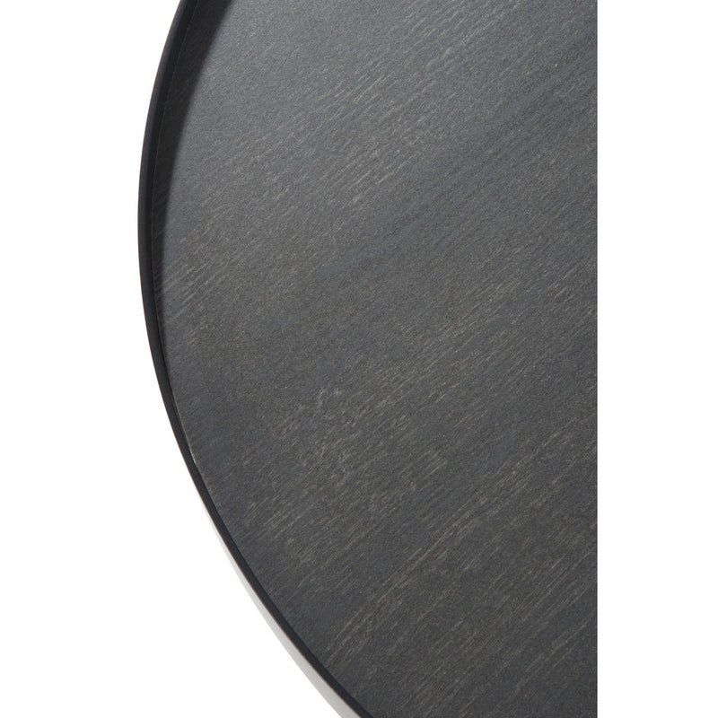 Salontafel Zwart Metaal Rond 60 cm 60x60x45 cm-Bijzettafels-J-Line