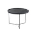 Salontafel Zwart Metaal Rond 60 cm 60x60x45 cm-Bijzettafels-J-Line