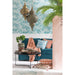 Salontafel Zwart Metaal Rond 81 cm 81x81x40 cm-Bijzettafels-J-Line