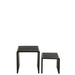 Salontafel Zwart Recycled hout 45 cm 45x50x50 cm-Bijzettafels-J-Line