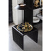 Salontafel Zwart Recycled hout 45 cm 45x50x50 cm-Bijzettafels-J-Line