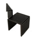 Salontafel Zwart Recycled hout 45 cm 45x50x50 cm-Bijzettafels-J-Line