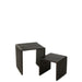 Salontafel Zwart Recycled hout 45 cm 45x50x50 cm-Bijzettafels-J-Line