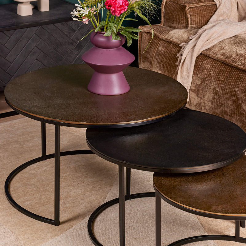 Salontafel set Xaro 75x75x75 cm-Salontafels-Starfurn