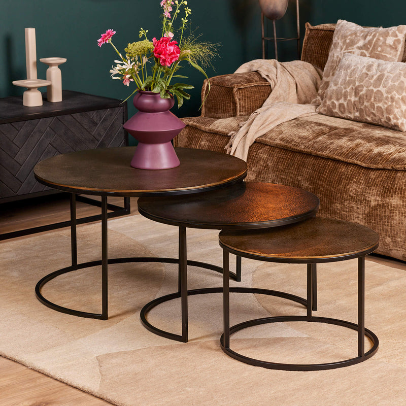 Salontafel set Xaro 75x75x75 cm-Salontafels-Starfurn