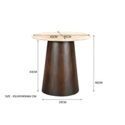 Salontafels Brix Valentino Rond 45cm-Salontafels-Livingfurn