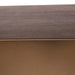 Salontafels Warren Salontafel 90x90x31 Bruin Hout Goud Metaal-Salontafels-PTMD