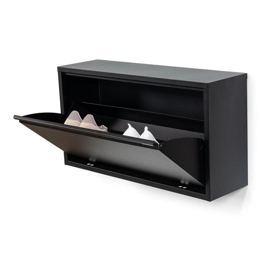 Schoenenkast BILLY 1 MAXI Staal Zwart 75.3x22.4x40.6cm-Opbergkasten-Spinder