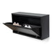Schoenenkast BILLY 1 MAXI Staal Zwart 75.3x22.4x40.6cm-Schoenenrekken-Spinder