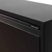 Schoenenkast BILLY 1 MAXI Staal Zwart 75.3x22.4x40.6cm-Schoenenrekken-Spinder