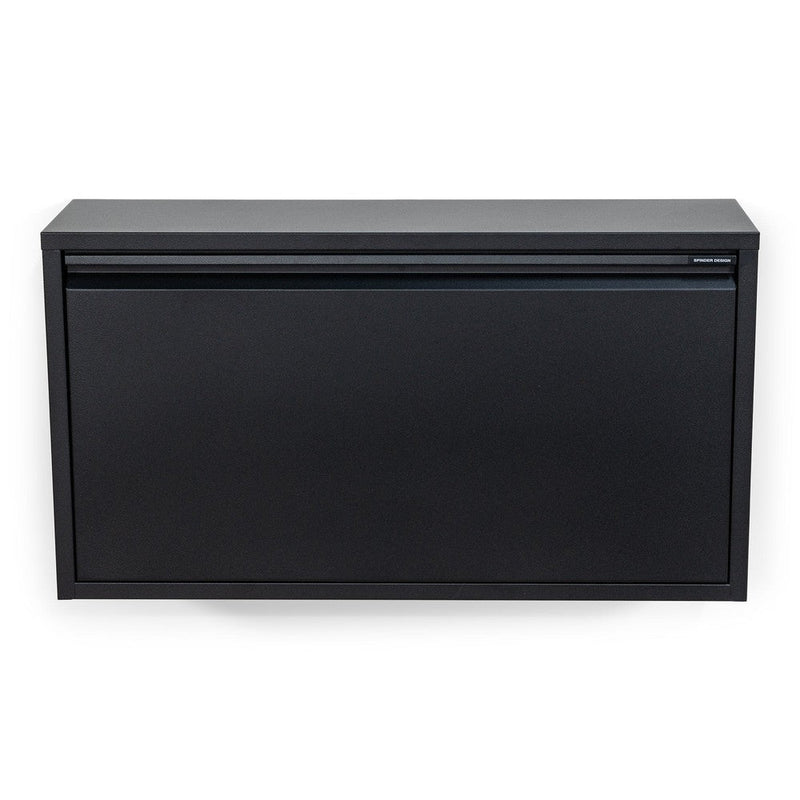 Schoenenkast BILLY 1 MAXI Staal Zwart 75.3x22.4x40.6cm-Schoenenrekken-Spinder