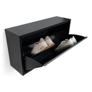 Schoenenkast BILLY 1 MAXI Staal Zwart 75.3x22.4x40.6cm-Schoenenrekken-Spinder