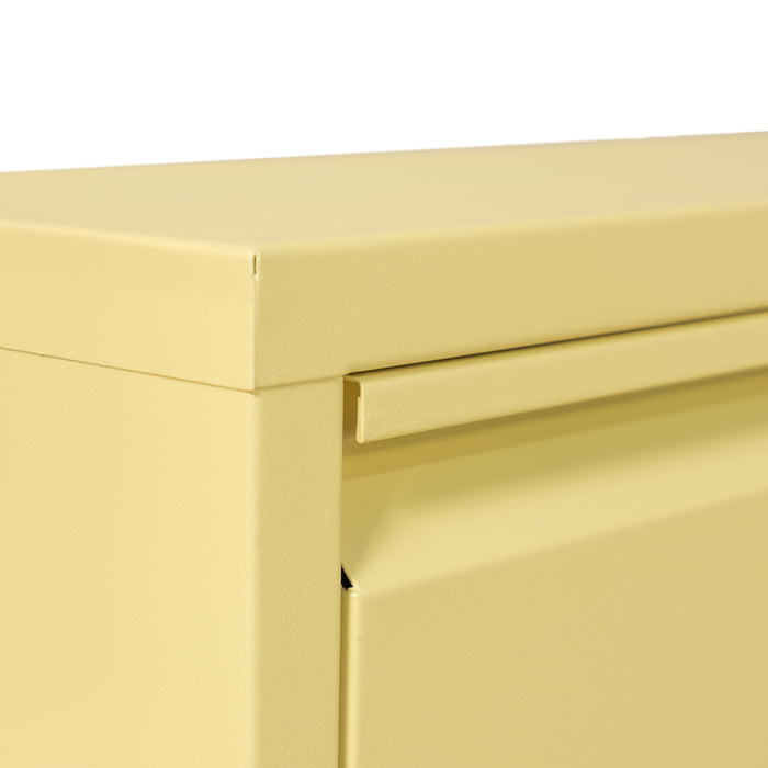 Schoenenkast BILLY 1 Staal Butter Yellow 75x12.5x37.5cm-Schoenenrekken-Spinder