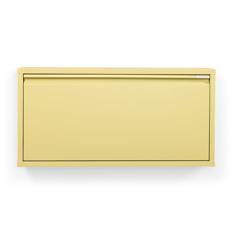 Schoenenkast BILLY 1 Staal Butter Yellow 75x12.5x37.5cm-Schoenenrekken-Spinder
