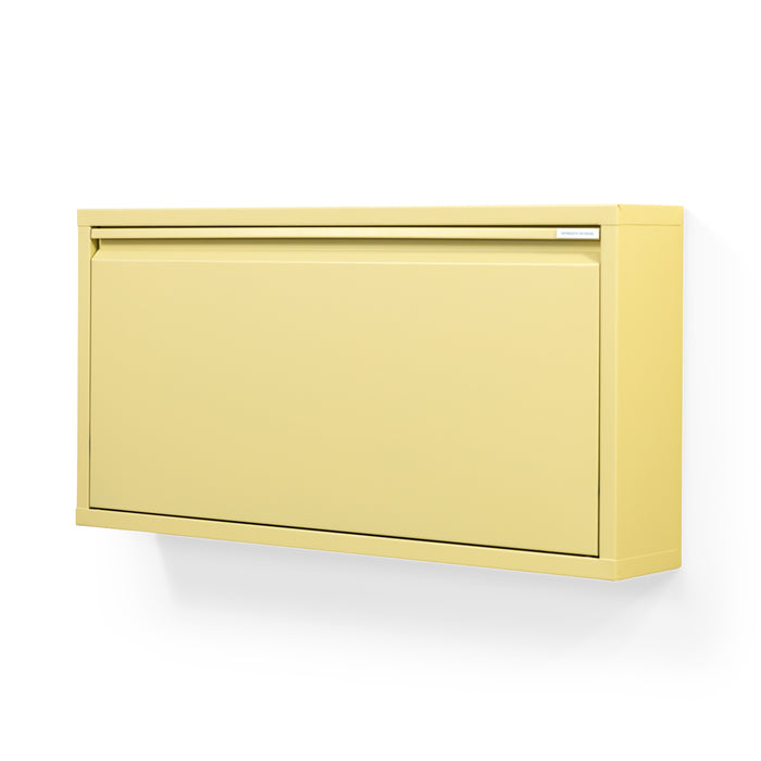 Schoenenkast BILLY 1 Staal Butter Yellow 75x12.5x37.5cm-Schoenenrekken-Spinder