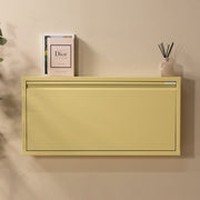 Schoenenkast BILLY 1 Staal Butter Yellow 75x12.5x37.5cm-Schoenenrekken-Spinder
