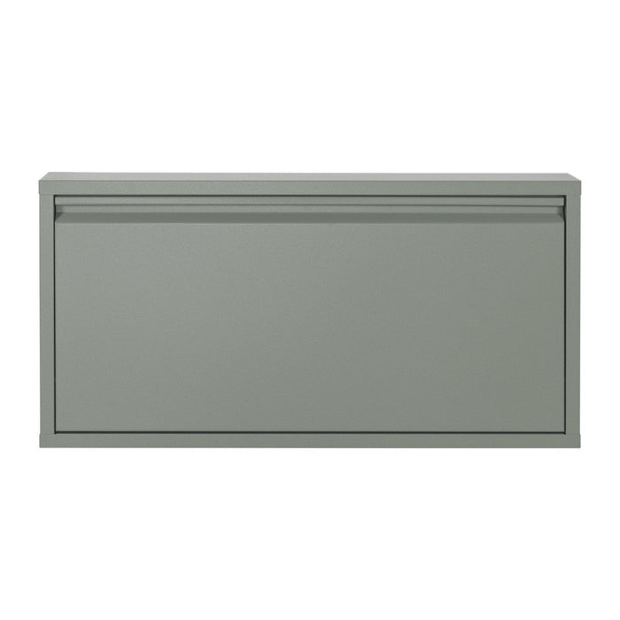 Schoenenkast BILLY 1 Staal Dusty Green 75x12.5x37.5cm-Schoenenrekken-Spinder
