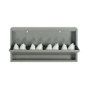 Schoenenkast BILLY 1 Staal Dusty Green 75x12.5x37.5cm-Schoenenrekken-Spinder