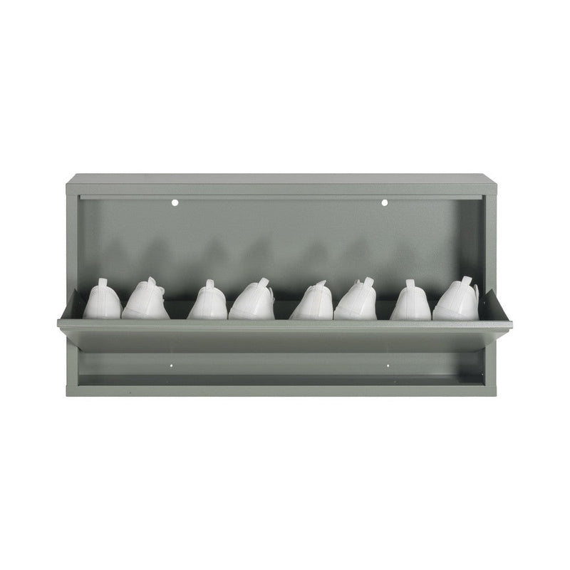 Schoenenkast BILLY 1 Staal Dusty Green 75x12.5x37.5cm-Schoenenrekken-Spinder