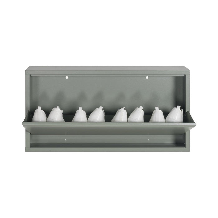 Schoenenkast BILLY 1 Staal Dusty Green 75x12.5x37.5cm-Schoenenrekken-Spinder