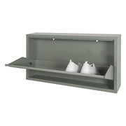 Schoenenkast BILLY 1 Staal Dusty Green 75x12.5x37.5cm-Schoenenrekken-Spinder
