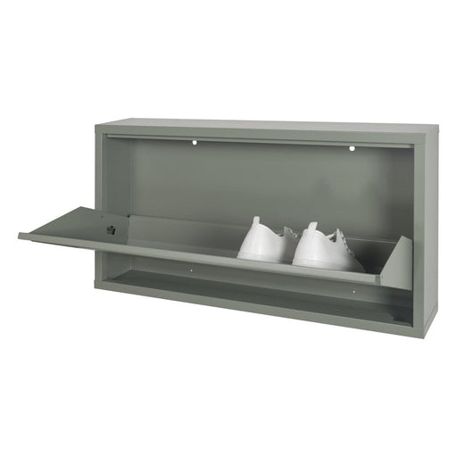 Schoenenkast BILLY 1 Staal Dusty Green 75x12.5x37.5cm-Schoenenrekken-Spinder