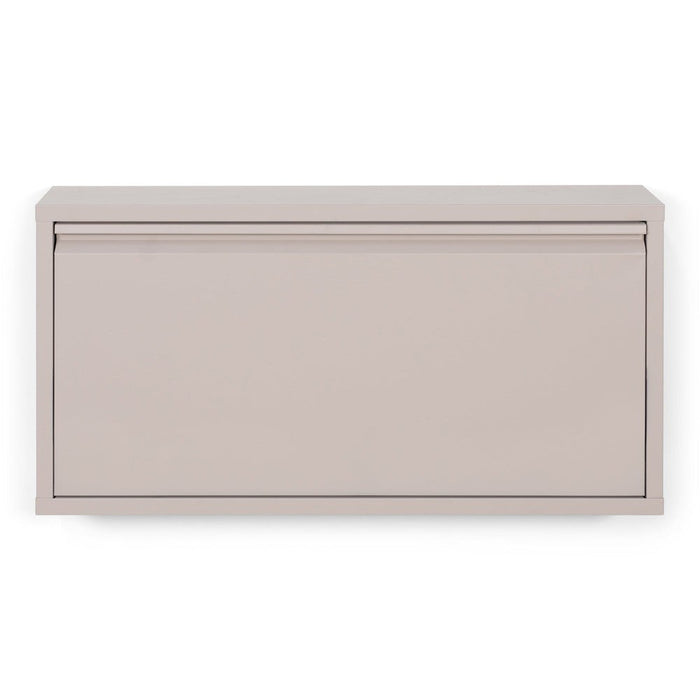 Schoenenkast BILLY 1 Staal Silky Taupe 75x12.5x37.5cm-Schoenenrekken-Spinder