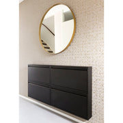 Schoenenkast BILLY 1 Staal Zwart 75x12.5x37.5cm Spinder Design-Schoenenrekken-Spinder