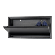 Schoenenkast BILLY 1 Staal Zwart 75x12.5x37.5cm Spinder Design-Schoenenrekken-Spinder