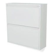 Schoenenkast BILLY 2 Staal Wit 75x22.5x77.5cm Spinder Design-Schoenenrekken-Spinder