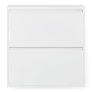 Schoenenkast BILLY 2 Staal Wit 75x22.5x77.5cm Spinder Design-Schoenenrekken-Spinder