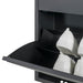 Schoenenkast BILLY 2 Staal Zwart 75x22.5x77.5cm Spinder Design-Schoenenrekken-Spinder