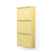 Schoenenkast BILLY 3 Staal Butter Yellow 50x15x103cm-Schoenenrekken-Spinder