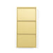 Schoenenkast BILLY 3 Staal Butter Yellow 50x15x103cm Spinder Design-Schoenenrekken-Spinder