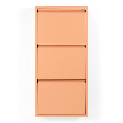 Schoenenkast BILLY 3 Staal Clay Terra 50x15x103cm Spinder Design-Schoenenrekken-Spinder