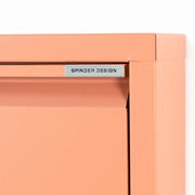 Schoenenkast BILLY 3 Staal Clay Terra 50x15x103cm Spinder Design-Schoenenrekken-Spinder