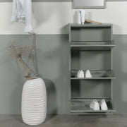 Schoenenkast BILLY 3 Staal Dusty Green 50x15x103cm Spinder Design-Schoenenrekken-Spinder
